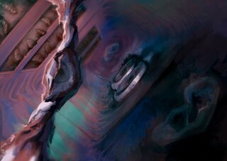 Nela Dacková (4. roč.) – Paranoia – START21ART, kubikum nadácia, ocenená práca (olej)