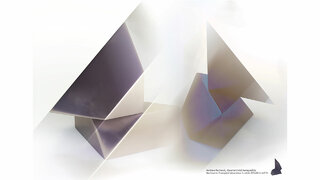 Andrea Pechová – Geometrická kompozícia – plagát (2015/16) 3.roč.