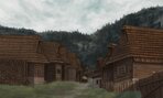 Liliana Šinková (3. roč.) – Priestor na hranie (3D priestor (Autodesk Maya), digitálna maľba)